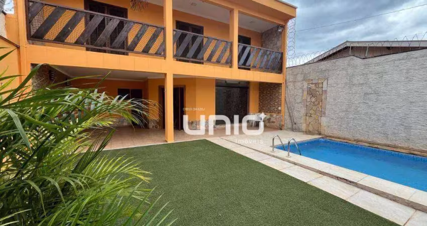 Casa com 3 dormitórios para alugar, 236 m² por r$ 3.667,00/mês - perdizes - piracicaba/sp
