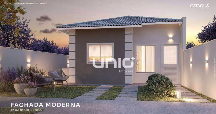 Casa com 2 dormitórios à venda, 48 m² por R$ 288.000,00 - Água Seca - Piracicaba/SP