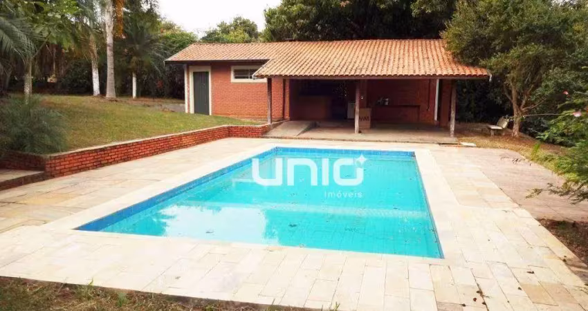 Chácara com 3 dormitórios à venda, 10086 m² por r$ 650.000,00 - area rural de piracicaba - piracicaba/sp