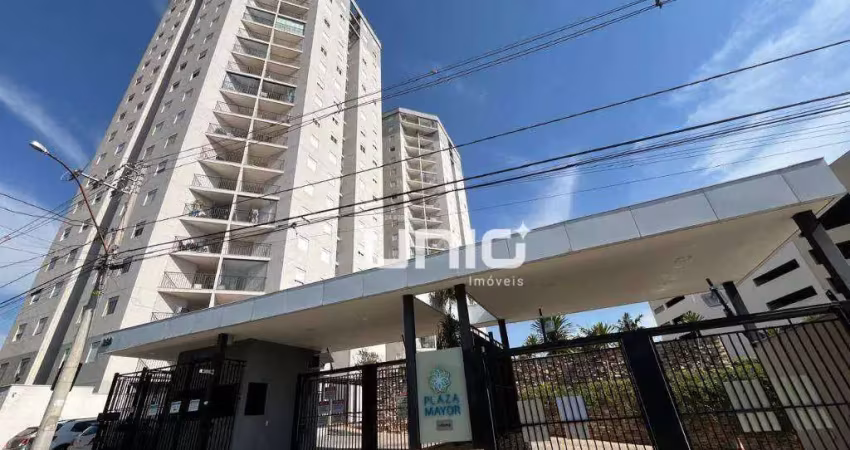 Apartamento com 2 dormitórios para alugar, 66 m² por R$ 2.970,98/mês - Paulicéia - Piracicaba/SP