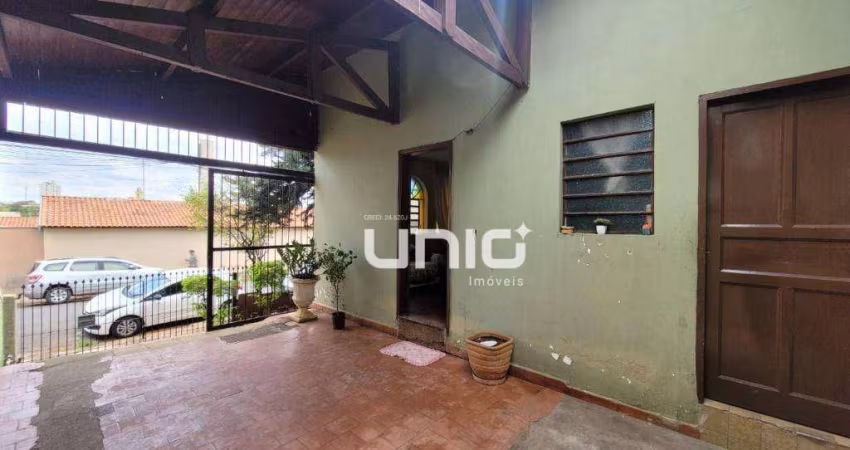 Casa a venda no Bairro Higienópolis - Piracicaba/SP  com 215m² de terreno  e 105,10m² de área construída, sendo 3 dormitórios