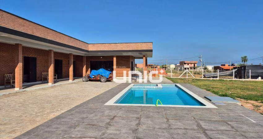 Chácara com 4 suítes à venda, 1797 m² por R$ 980.000 - Veleiros do Piracicaba - Anhembi/SP