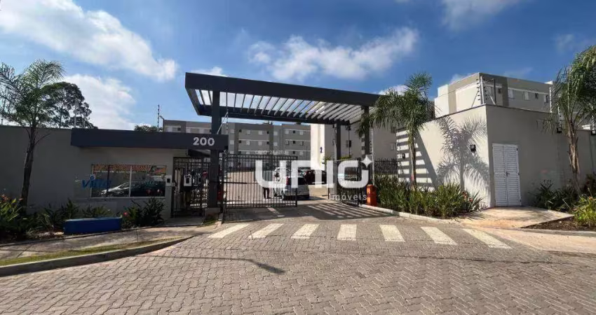 Apartamento com 2 dormitórios para alugar, 45 m² por r$ 1.200,00/mês - residencial itaporanga - piracicaba/sp