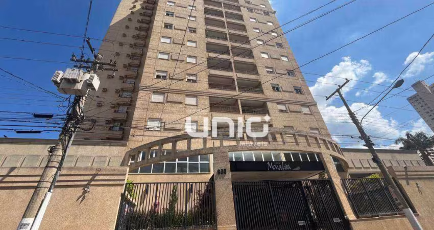 Apartamento para alugar no Edifício Monalisa, no bairro Centro em Piracicaba.