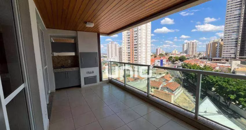 Apartamento com 3 dormitórios, 140 m² - venda por R$ 950.000,00 ou aluguel por R$ 6.028,38/mês - Alto - Piracicaba/SP