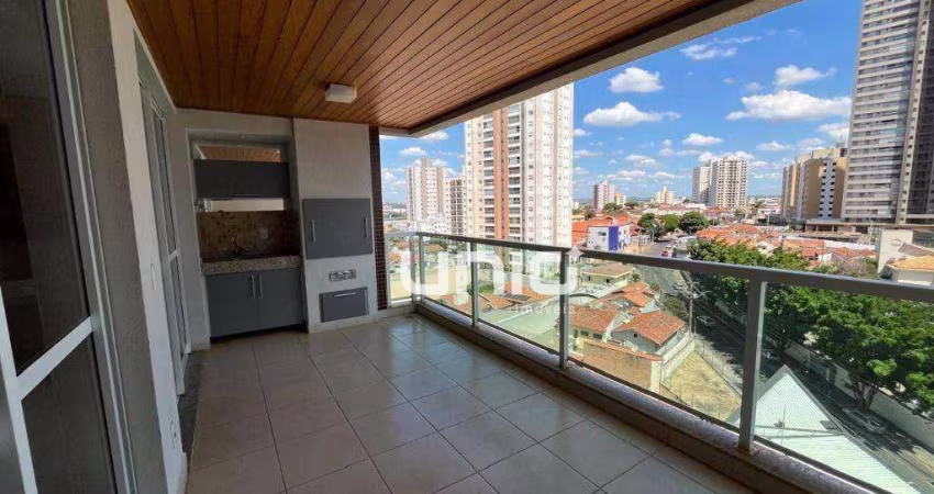 Apartamento com 3 dormitórios, 140 m² - venda por R$ 950.000,00 ou aluguel por R$ 6.028,38/mês - Alto - Piracicaba/SP
