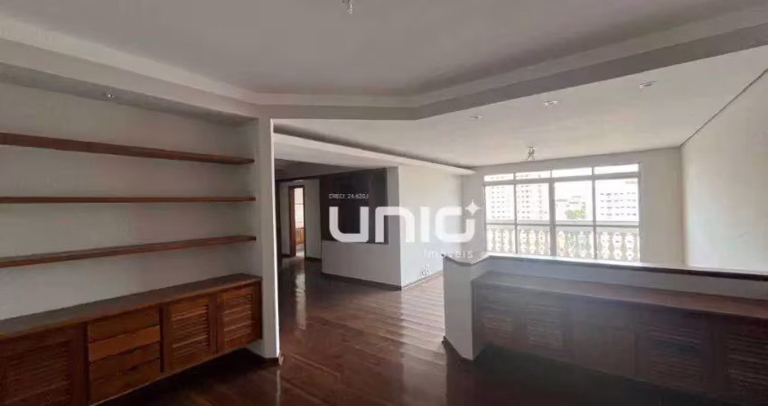 Apartamento com 3 dormitórios para alugar, 150 m² por r$ 4.955,00/mês - alto - piracicaba/sp