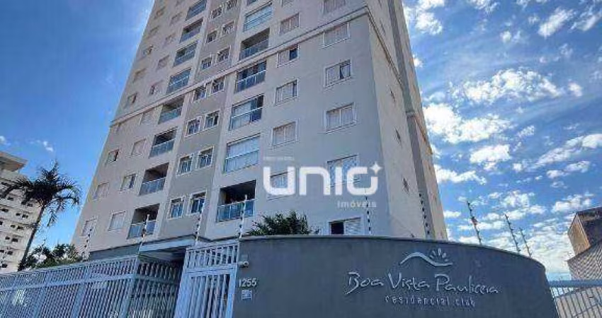 Apartamento com 3 dormitórios para alugar, 86 m² por R$ 3.734,53/mês - Paulicéia - Piracicaba/SP