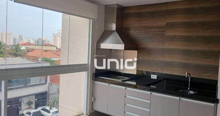 Apartamento com 3 dormitórios para alugar, 103 m² por R$ 5.750,00/mês - Alto - Piracicaba/SP