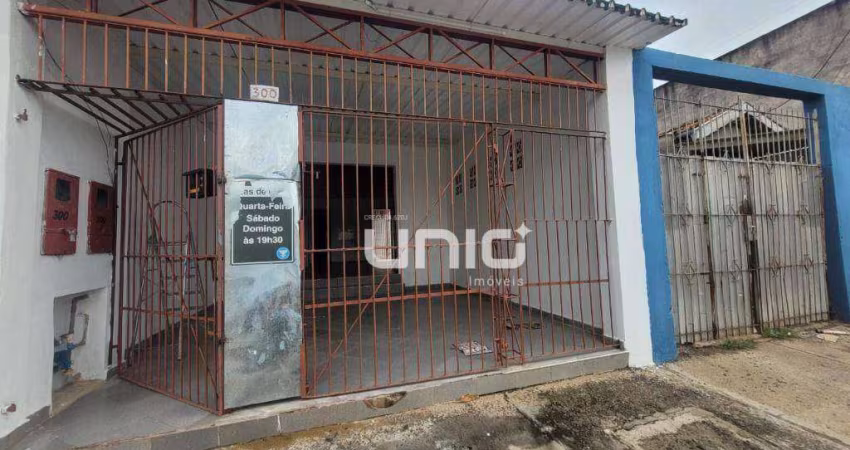 Casa com salão comercial e terreno a venda no Bairro Jardim Costa Rica - Piracicaba/SP