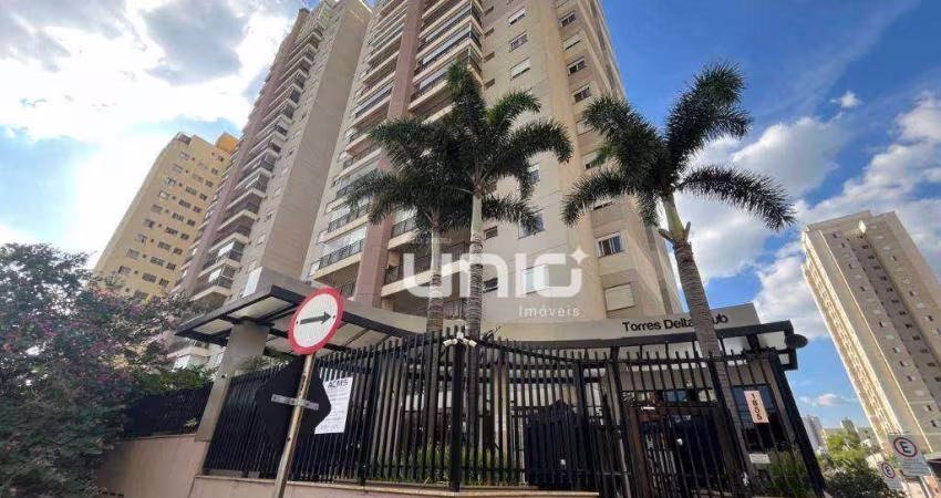 Apartamento para alugar no Edifício Delta Club em Piracicaba/SP