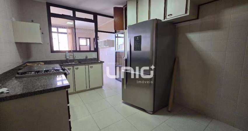 Apartamento com 4 dormitórios para alugar, 149 m² por R$ 3.160,96/mês - Centro - Piracicaba/SP