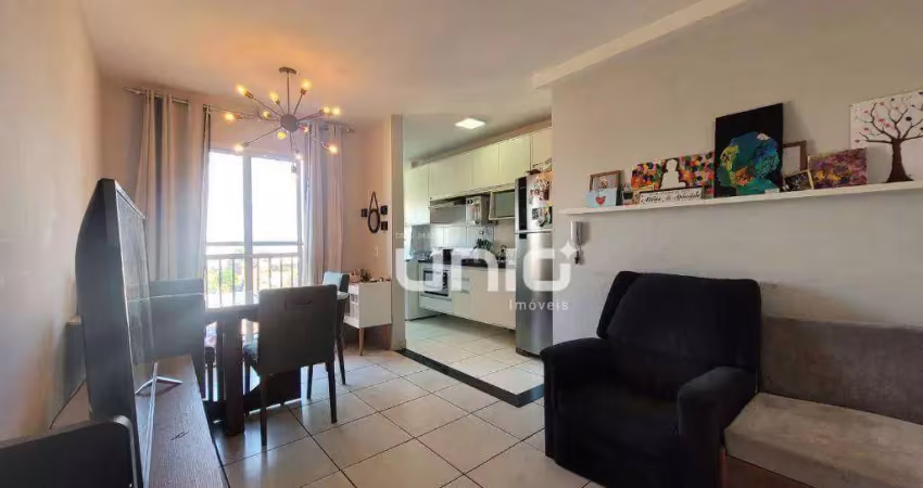 Apartamento com 2 dormitórios à venda no residencial provence, em piracicaba