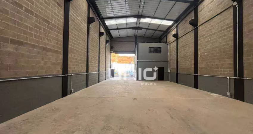 Galpão comercial novo para locação no bairro jardim califórnia em piracicaba/sp.