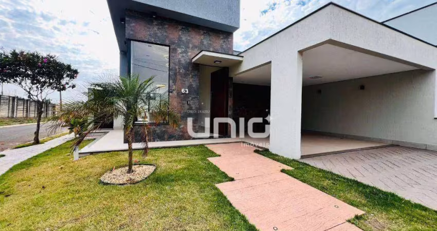 Casa com 3 dormitórios à venda, no residencial novo campestre, piracicaba