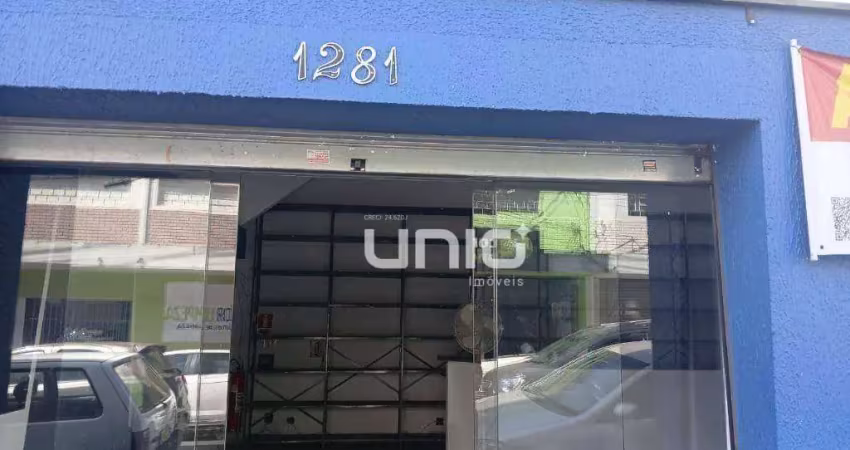 Salão com 50 m² de área construída, localizado em região central, próximo a avenidas de grande fluxo.