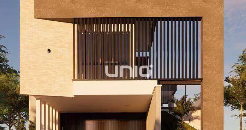 Casa com 3 dormitórios à venda, 226 m² no condomínio damha i - piracicaba/sp
