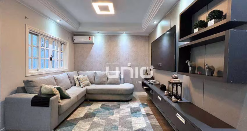 Casa com 3 dormitórios à venda, 160 m² por r$ 690.000 - jardim brasília - piracicaba/sp