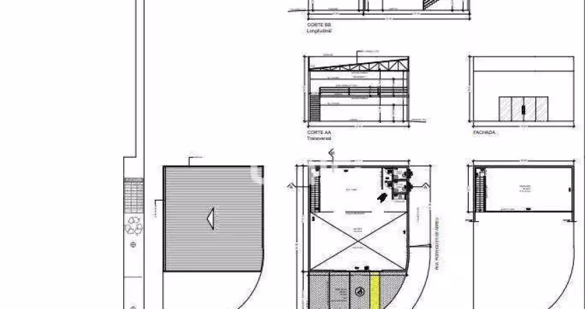 Barracão em construção para locação no bairro higienópolis, em piracicaba/sp