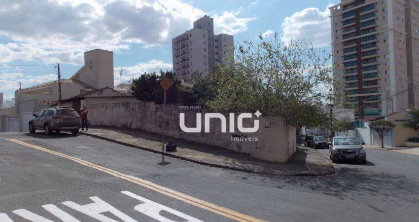 Terreno comercial, de esquina no Bairro Nova América - Piracicaba/SP