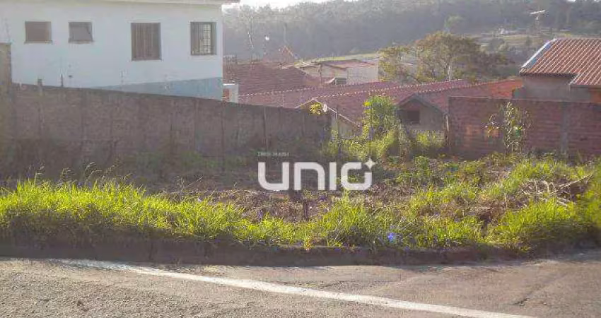 Terreno à venda, 332 m² por r$ 190.000,00 - parque peória (tupi) - piracicaba/sp