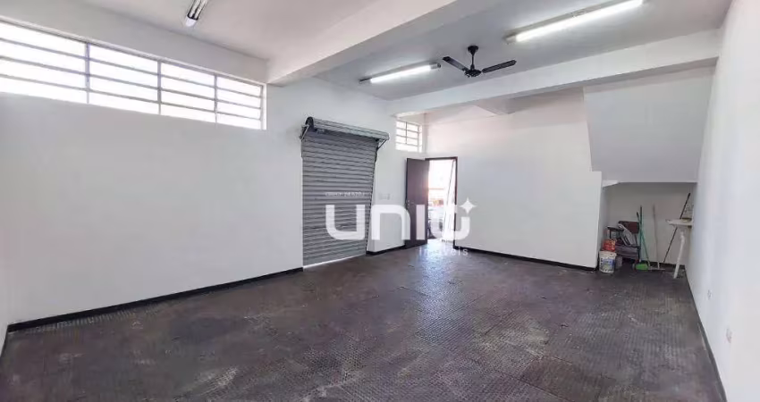 Salão para alugar, 120 m² por r$ 1.257,94/mês - centro - piracicaba/sp