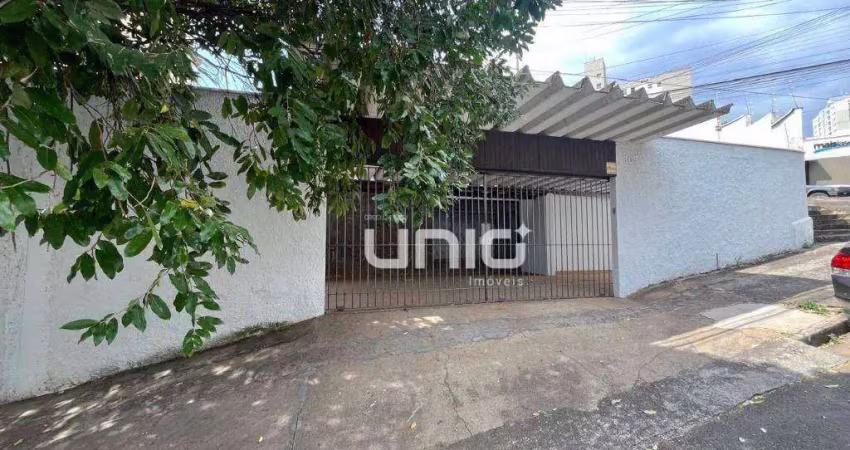 Casa com 3 dormitórios para alugar, 274 m² por r$ 3.330,00/mês - centro - piracicaba/sp