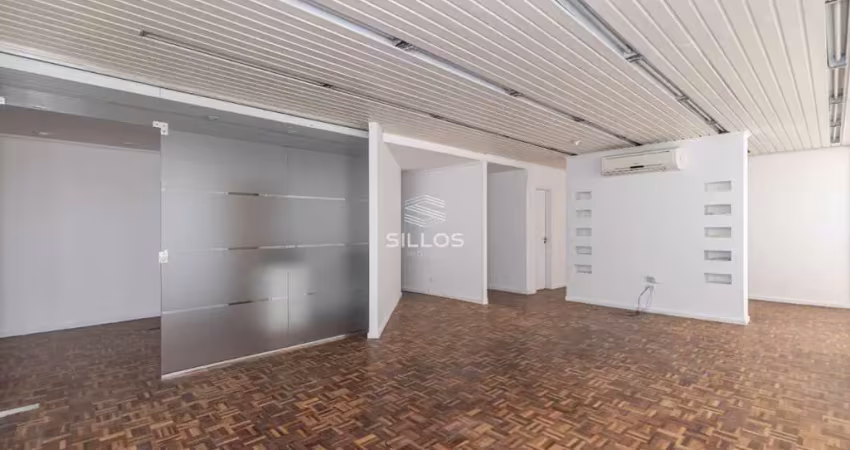 Sala comercial para alugar com 173m² no centro de curitiba.