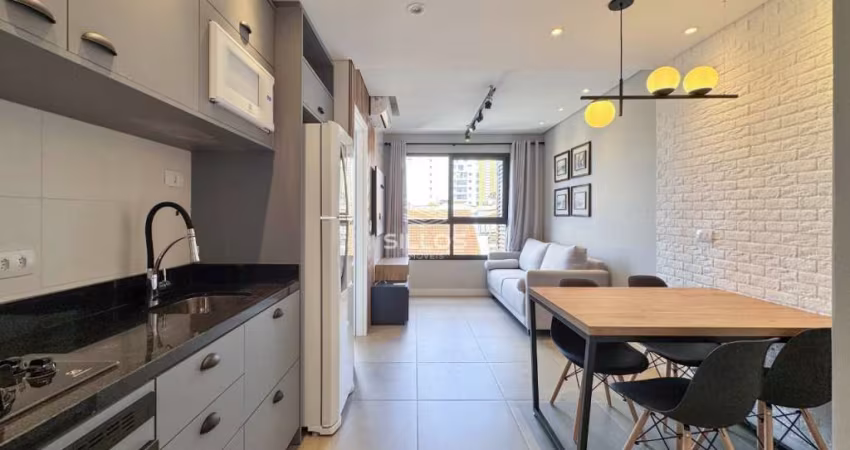Apartamento mobiliado de 1 suíte para alugar no Rebouças