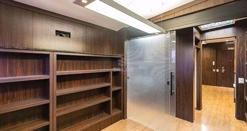 Sala comercial com 129,25 m² para alugar no centro de curitiba