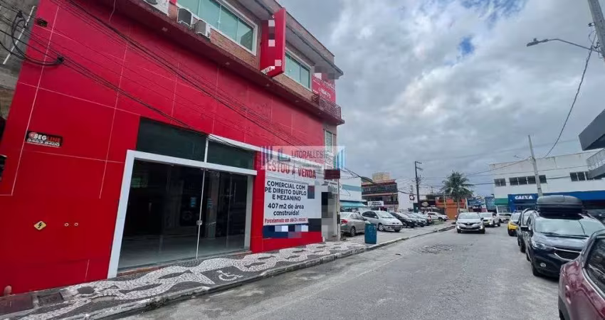 Espaço Comercial no centro da Cidade - Com Pé direito duplo e mezanino - 408m².