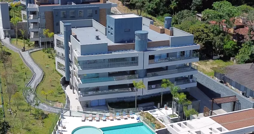 Apartamento de 3 dormitórios c/ 3 suítes no cacupé – alto padrão frente mar com pôr do sol inesquecível