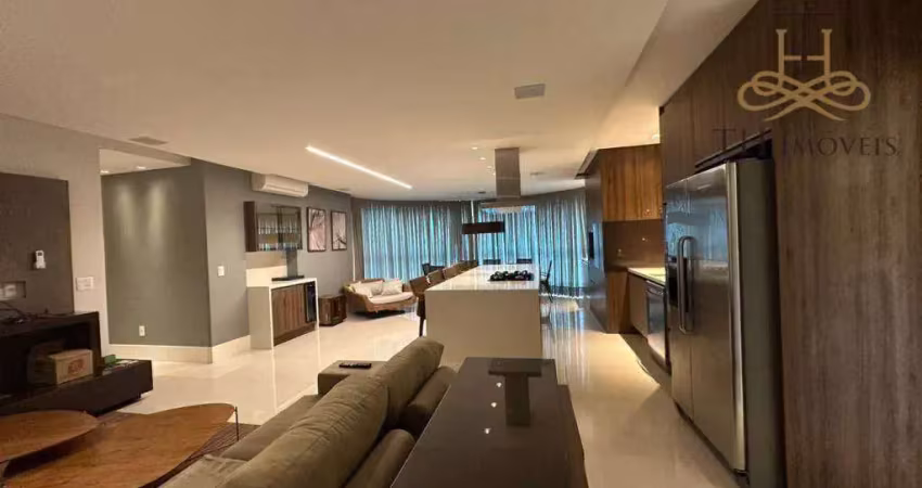 Apartamento com 3 dormitórios para alugar, 137 m² por r$ 14.000,02/mês - praia brava - itajaí/sc