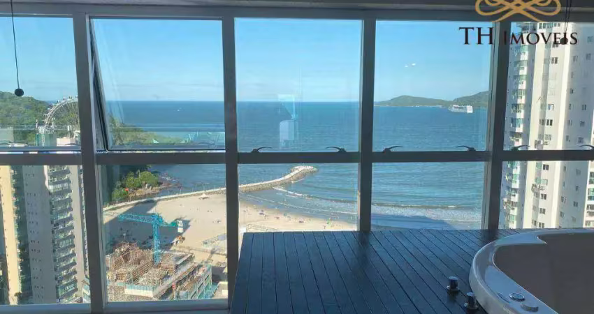 Apartamento duplex com 5 dormitórios para alugar, 270 m² por r$ 23.000,02/mês - pioneiros - balneário camboriú/sc