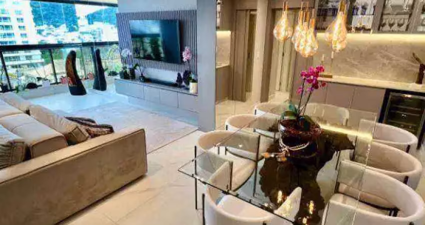 Apartamento com 3 dormitórios à venda, 133 m² por r$ 3.800.000,00 - praia brava - itajaí/sc