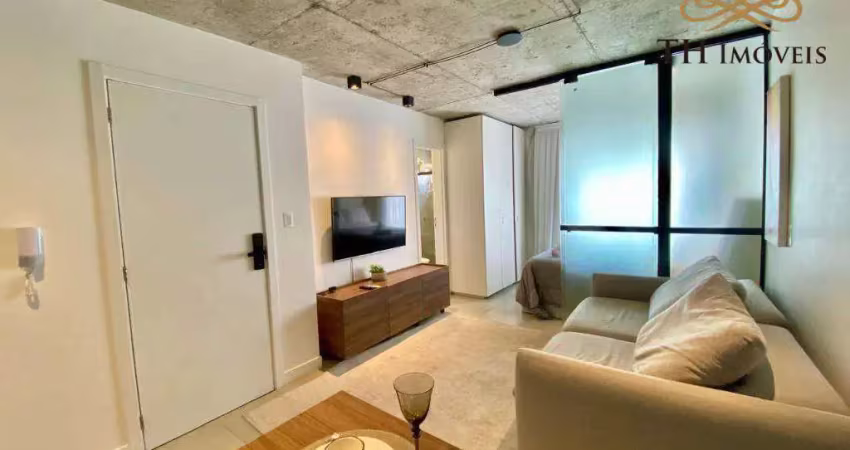 Loft com 1 dormitório para alugar, 26 m² por r$ 3.500/mês - centro - balneário camboriú/sc