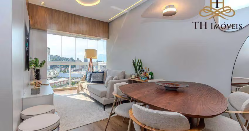 Apartamento com 2 dormitórios à venda, 58 m² por r$ 1.000.000 - fazenda - itajaí/sc