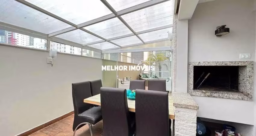 Village - apartamento garden à venda com 3 dormitórios sendo 01 suíte e amplo terraço localizado no centro de balneário camboriú