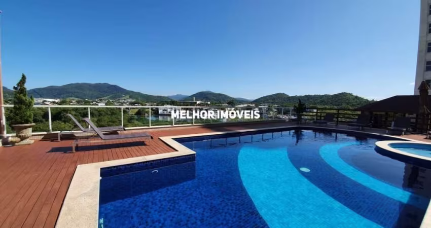 Holambra Residence - Apartamento mobiliado e equipado com 3 suítes, vista parcial para o Mar em Balneário Camboriú