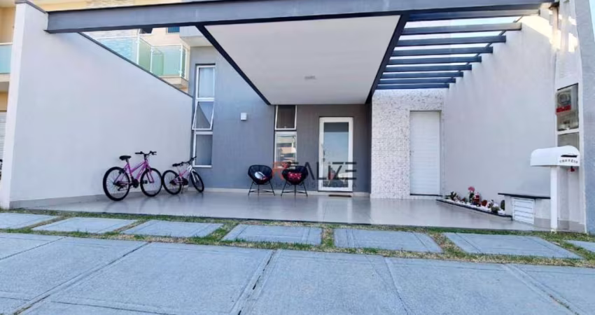 Casa moderna com 3 dormitórios à venda, 99 m² por R$ 880.000 - Condomínio Montreal Residence - Indaiatuba/SP