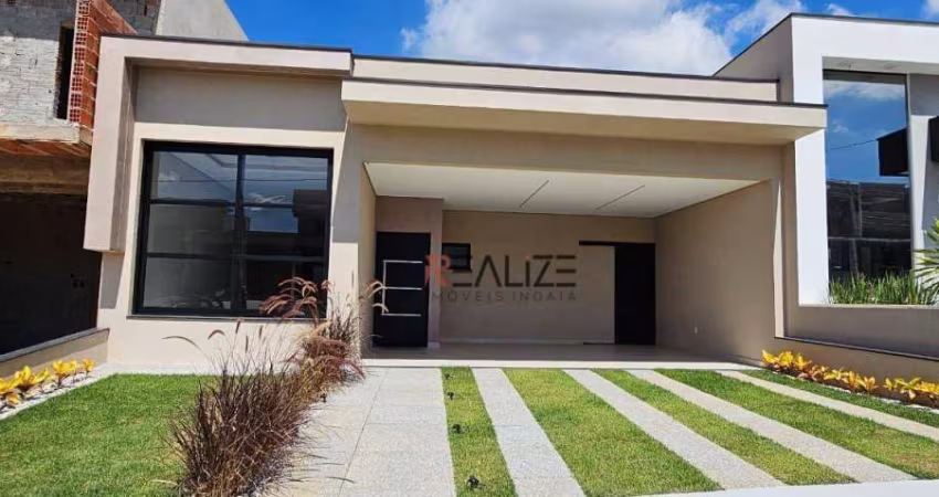 Casa com moveis planejados e 3 dormitórios à venda, 200 m² por R$ 1.490.000 - Condomínio Fechado - Indaiatuba/SP