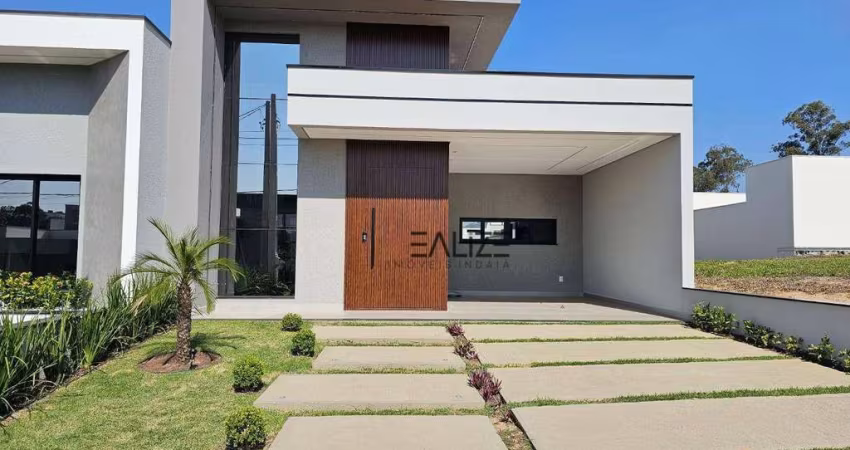 Casa com 3 dormitórios à venda, 136 m² por R$ 1.220.000 - Condomínio Fechado - Indaiatuba/SP