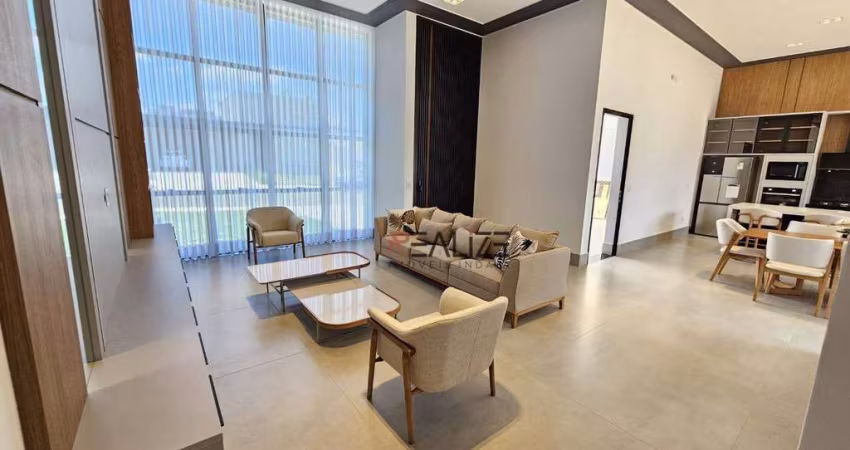 Casa moderna com mobília e 3 suítes à venda, 200 m² por R$ 2.290.000 - Condomínio Com Localização Privilegiada - Indaiatuba/SP