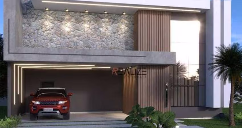 Casa moderna com escritório e 3 suítes à venda, 217 m² por R$ 1.820.000 - Condomínio Residencial Evidências - Indaiatuba/SP