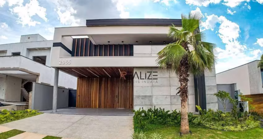 Casa alto padrão com 3 suítes e escritório à venda, 311 m² por R$ 3.600.000 - Condomínio Jardim Vila Paradiso - Indaiatuba/SP