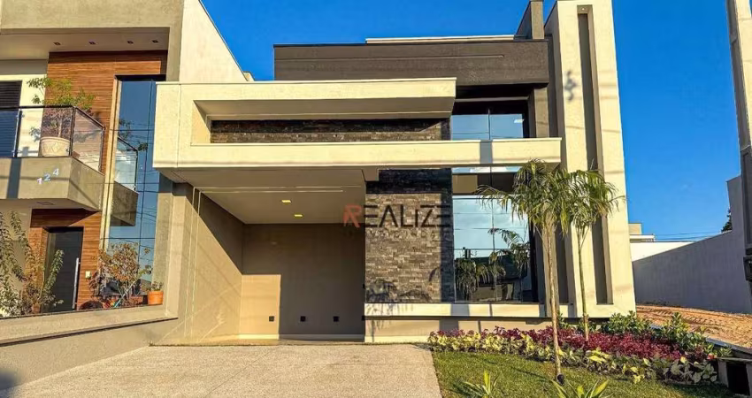 Casa moderna com 3 dormitórios à venda, 138 m² por R$ 1.250.000 - Condomínio Park Gran Reserve - Indaiatuba/SP