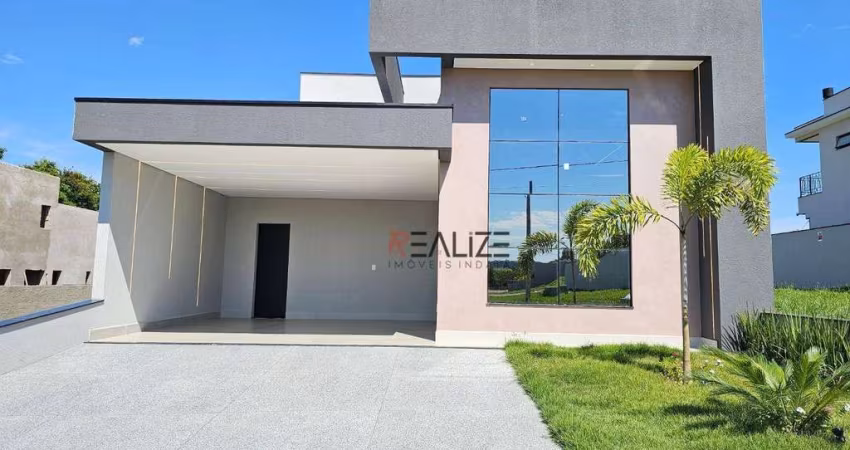 Casa térrea completa em moveis planejados à venda, 206 m² por R$ 1.800.000 - Condomínio Fechado - Indaiatuba/SP