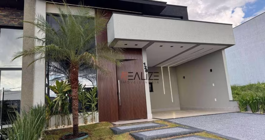 Casa com piscina e 3 dormitórios à venda, 136 m² por R$ 1.190.000 - Condomínio Fechado - Indaiatuba/SP
