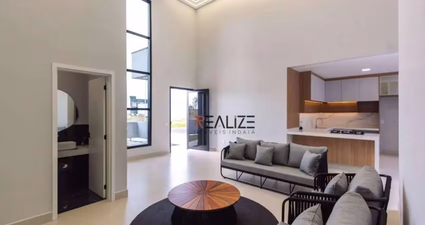 Casa térrea alto padrão à venda, 200 m² por r$ 2.050.000 - condomínio fechado próximo ao parque ecológico de indaiatuba/sp