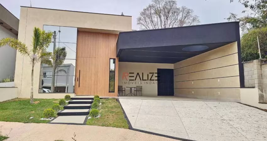 Casa térrea com 3 suítes à venda, 190 m² por r$ 1.790.000 - condomínio com lago - indaiatuba/sp